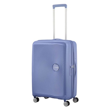 Średnia walizka AMERICAN TOURISTER SOUNDBOX 88473 Niebieska